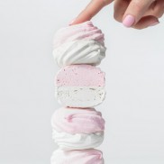 Zefír «Bílo-růžový» - 2 