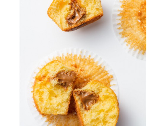 Koláč Vanilkový muffin s karamelizovaným mlékem - 3 